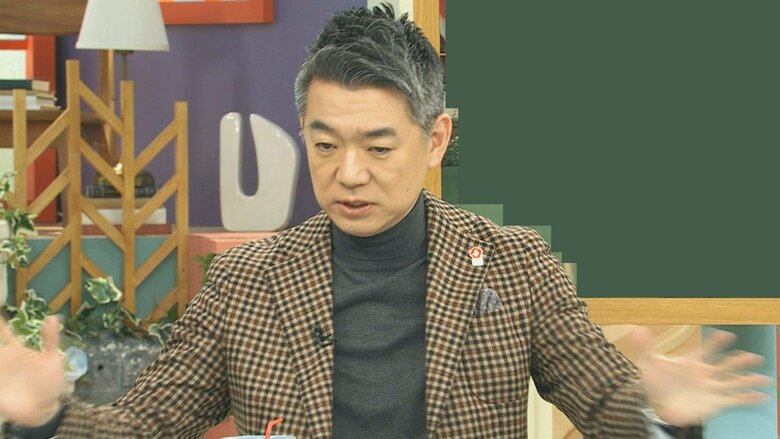 橋下徹氏 関西テレビ「旬感LIVEとれたてっ！」より