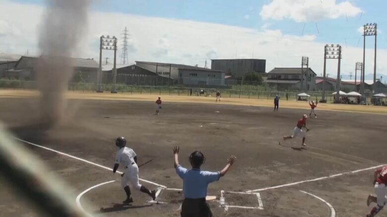 燕市（27日・視聴者撮影）