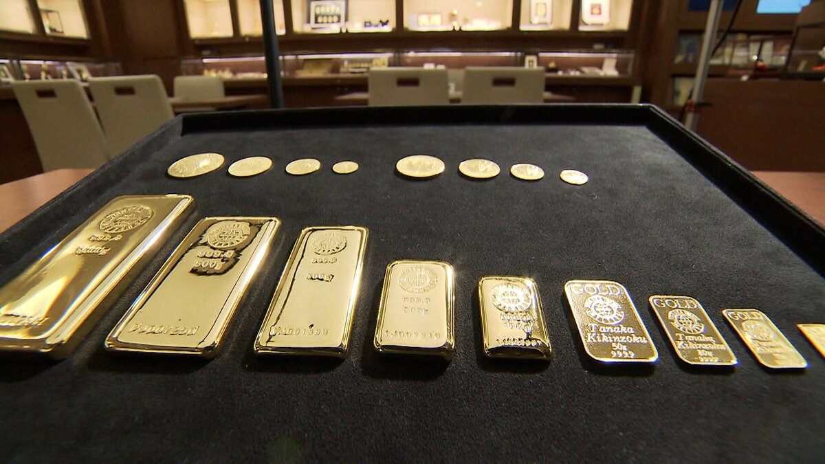 一時販売停止の「金」11月下旬に販売再開目指す 田中貴金属が発表｜FNN
