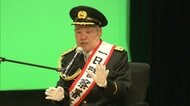お笑い芸人・三瓶さんが一日警察署長　“ロマンス詐欺にだまされかけた”経験語る　三鷹警察署管内で特殊詐欺被害9億円超