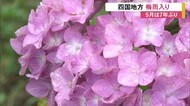 5月は7年ぶり 四国地方が梅雨入り