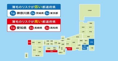 あなたの髪は大丈夫?「全国薄毛リスク調査2019」結果発表