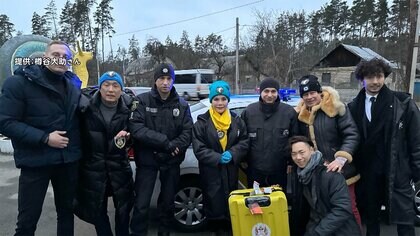 「デヴィ夫人には頭が下がる」ウクライナ訪問に感謝の声　現地でテレビ出演“ミサイル怖くない”病院等に支援物資届ける