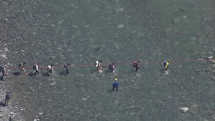 「こんなに歩くとは…」林道崩落で登山者ら“孤立”川など渡り170人が下山　27日も同様の対応へ　静岡市