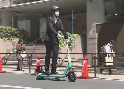 電動キックボードで都心を走ってみると…自転車やクルマにヒヤリ”場面も　交通ルール周知がカギ