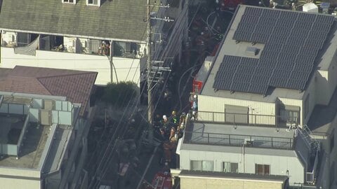【速報】強制執行官ら2人刺され1人重体1人けが…部屋の立ち退き要請中　40代とみられる男を現行犯逮捕　現場で爆発も　東京・杉並区