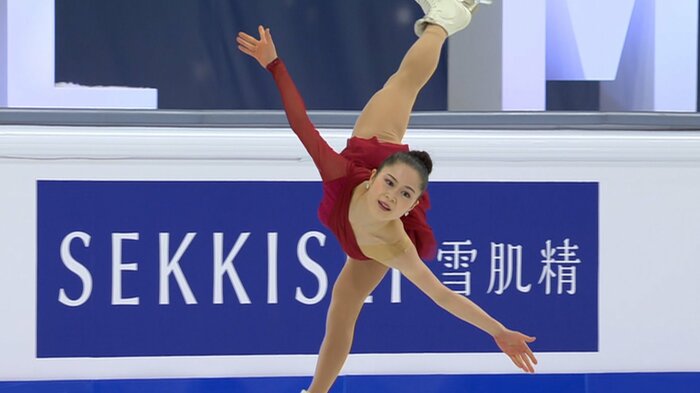 2021年の世界選手権に出場した宮原知子