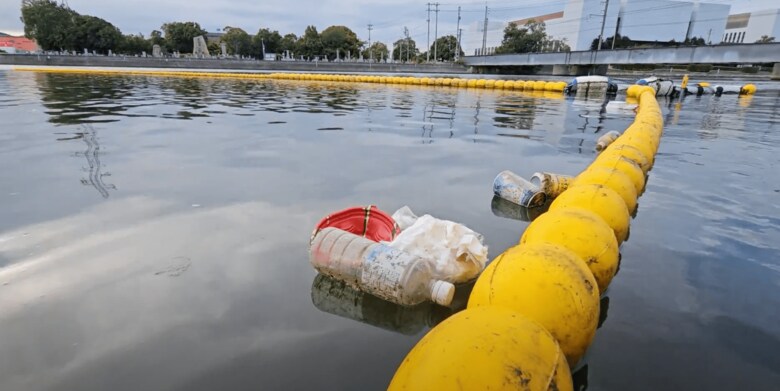 香川県・詰田川で第4回河川ごみ回収実証実験を実施。改良型装置で　5日間14.75 kgを回収