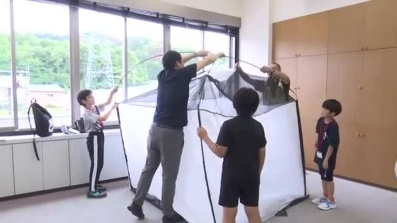 夏休み中の小学生が避難所体験　久慈市で「防災キャンプ」　岩手県｜FNNプライムオンライン