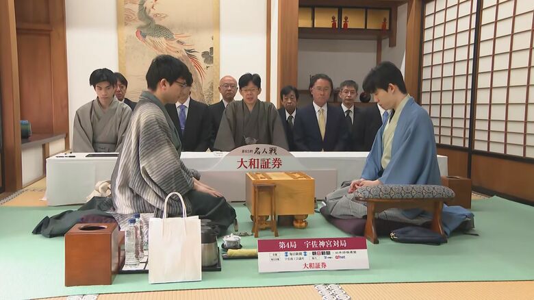 【速報】藤井聡太七冠敗れ3連覇は持ち越し　将棋の第83期名人戦　七番勝負の第四局　大分県宇佐神宮｜FNNプライムオンライン