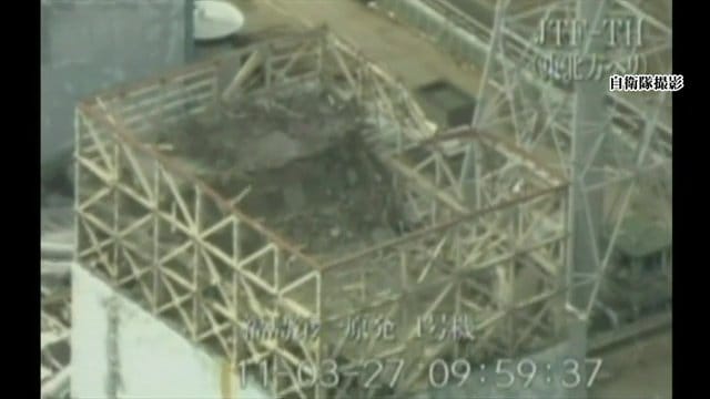 12日には1号機　14日には3号機が水素爆発（撮影：自衛隊）