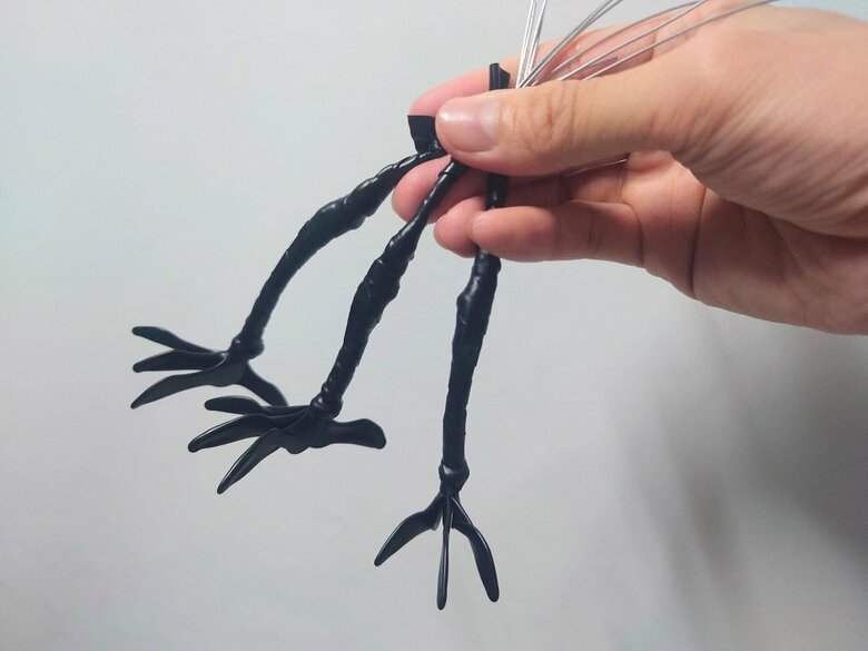 「八咫の影–安穏–」制作途中　脚