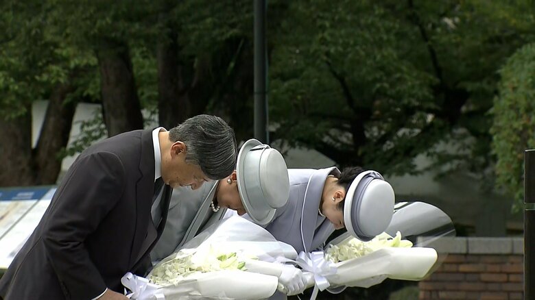 長崎の原爆落下中心地碑に献花　9月12日
