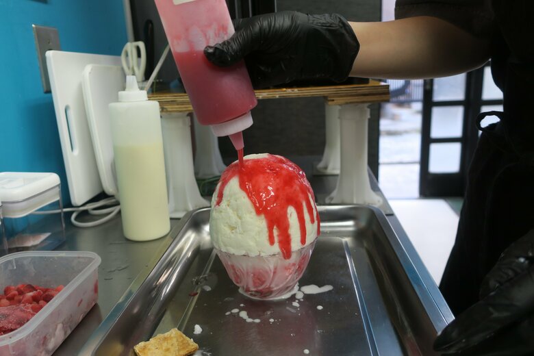 果肉たっぷり自家製ソース
