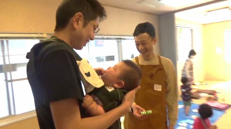 横浜から長崎へ来たばかりの父親