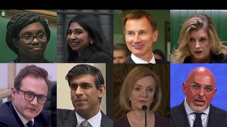 党首候補に立候補した8人は男性4人、女性4人だったが…