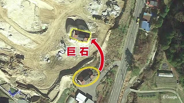 住宅と比較　すっぽり入ってしまう大きさ