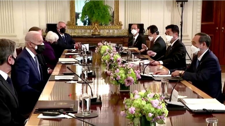 会談は時間を超過して行われた