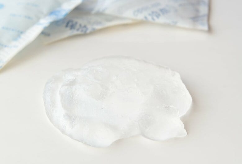 中身のゲルは蒸発していく（画像はイメージ）