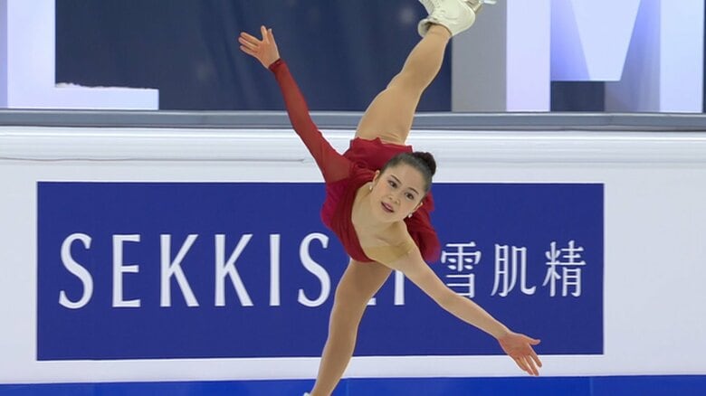 2021年の世界選手権に出場した宮原知子