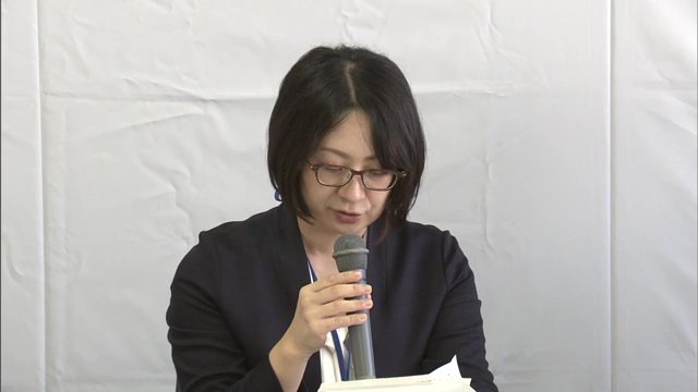 注意を呼び掛ける郡山市保健所の郡司真理子保健所長