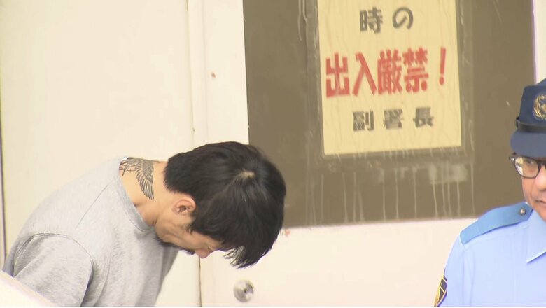 送検される関根誠端容疑者　5月8日