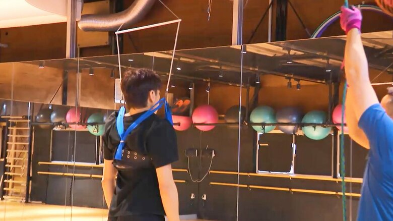 織田の秘密兵器、ジャンプ強化マシン