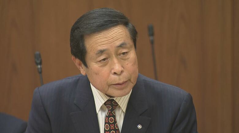 宮田村・小田切康彦村長　宮田村村議会の全員協議会（12月2日）