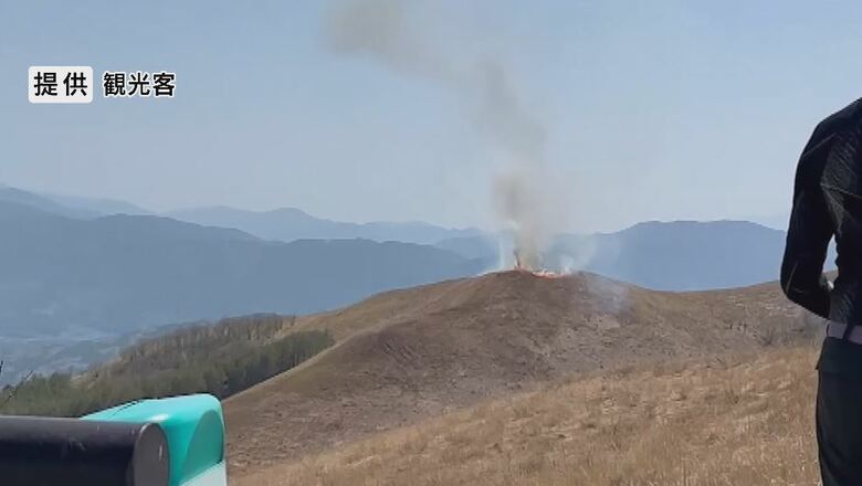 提供：出火直後の現場を目撃した男性