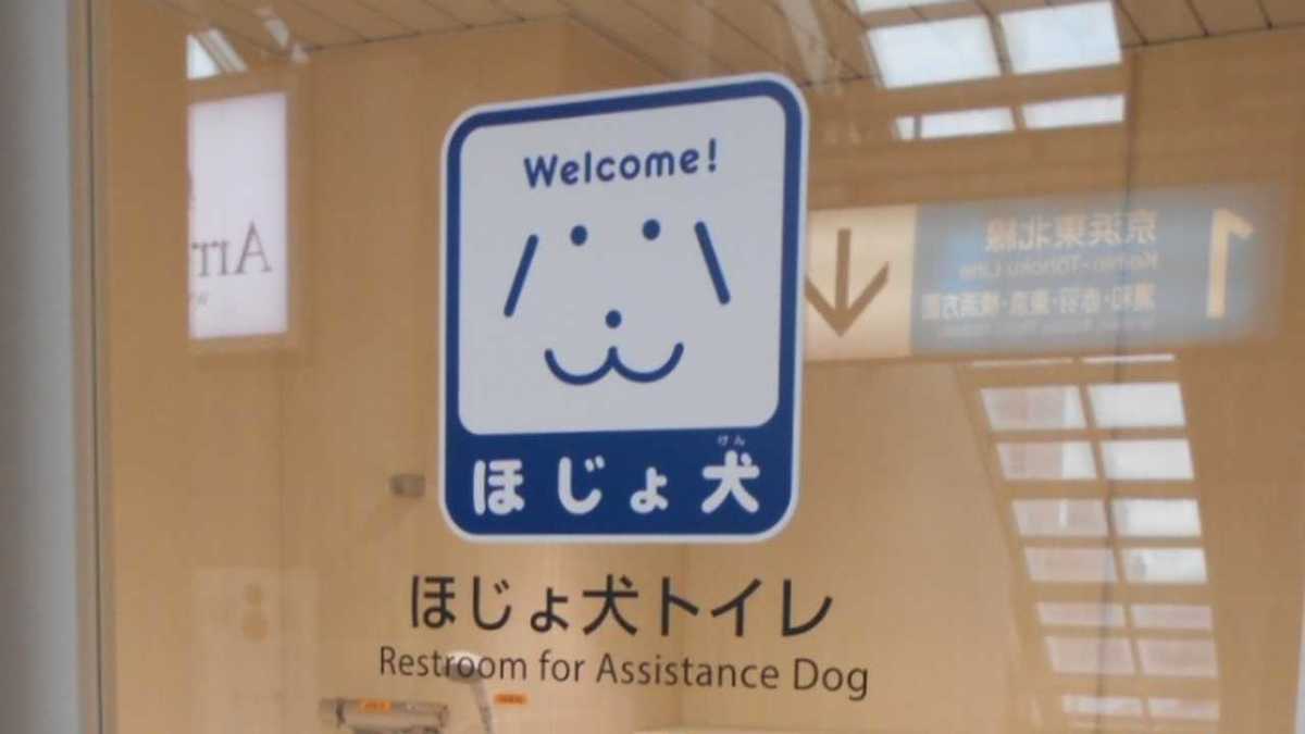 駅の 優しい トイレが話題 補助犬用トイレ 知ってますか