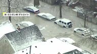 【驚き】まるで“氷河期”路上の車はカチカチ氷漬け「映画みたいに水がどんどん」真冬のアメリカで約100年前の水道管破裂し水浸し