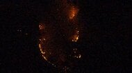 山火事の消火活動本格化は明日の朝に…山道なく消防近づけず　日向山で真っ赤な炎が燃え広がる　神奈川・伊勢原市
