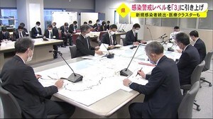 秋田県で感染警戒レベルを「2」から「3」に引き上げ 入院病床も増設