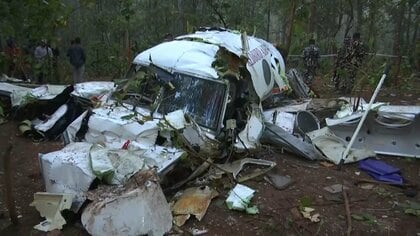 患者を搬送中の医療用小型機が森林地帯に墜落…7人全員死亡　悪天候による乱気流に巻き込まれたか　インド東部