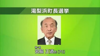 【湯梨浜町長選挙】6選めざす現職・宮脇氏のみが立候補　ほかに立候補の動きなく無投票か（鳥取）