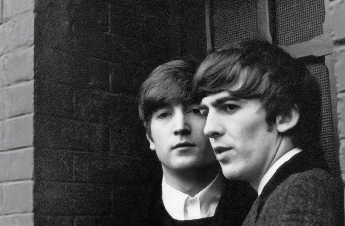 John and George. Paris, January 1964 ©1964 Paul McCartney under exclusive license to MPL Archive LLP
