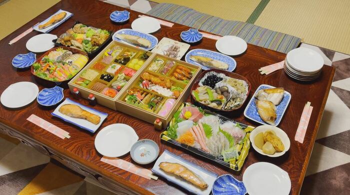 「お年取り」の食卓