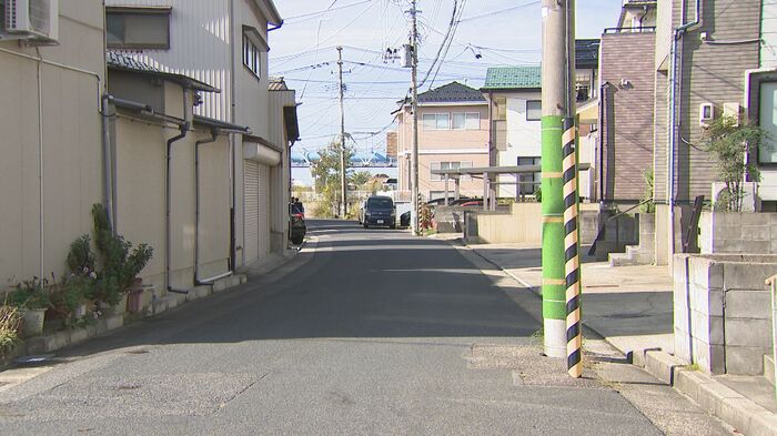 事件現場（新潟市東区）