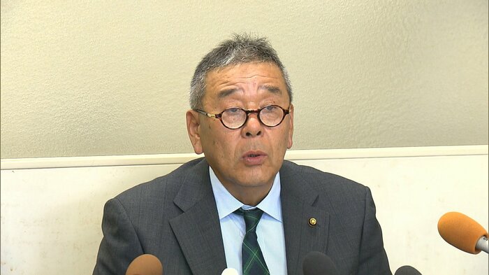 審決を申請すると明らかにした江本議員(10月19日)