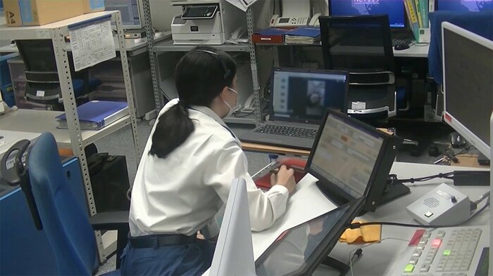 「Live119」を運用している指令室の様子(東京消防庁提供)
