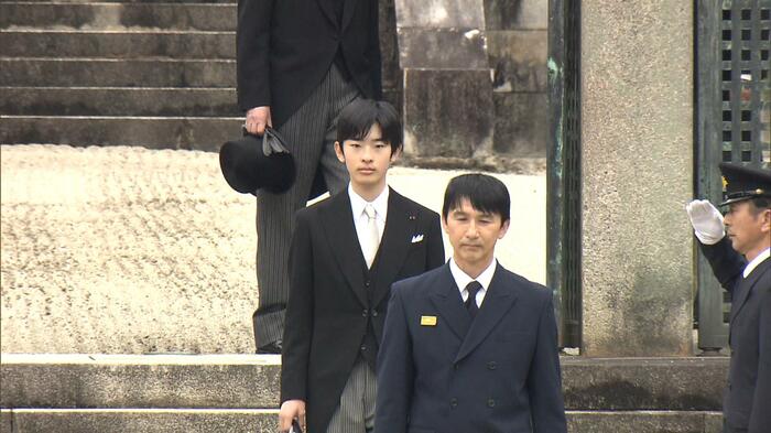 昭憲皇太后陵を参拝された悠仁さま