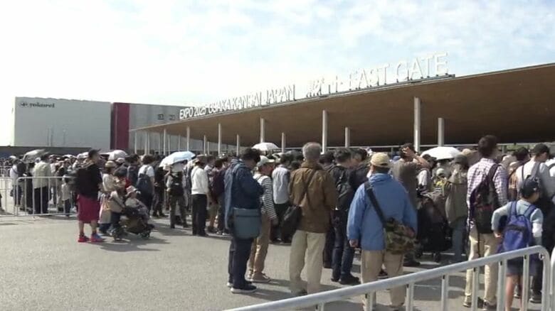 【大阪・関西万博】来場者数きのう＝4日は初日以来の『13万人超』（関係者含む）GW後半週末で増加傾向｜FNNプライムオンライン