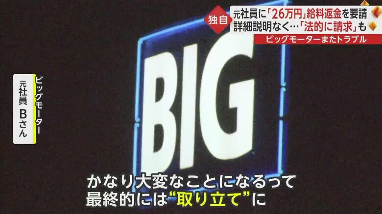 法的措置も視野にと言われ返金に応じざるを得なかったという