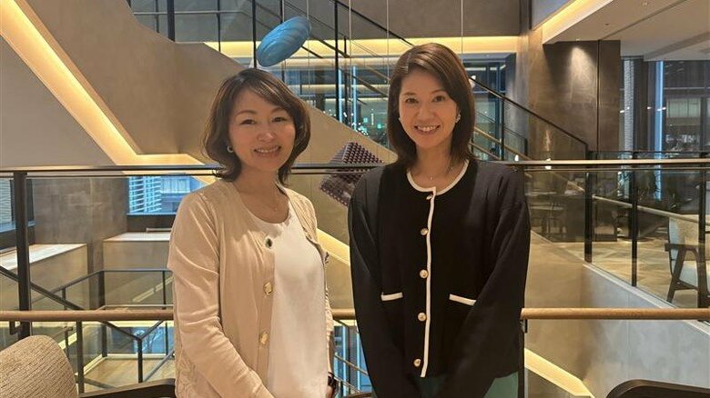 齊藤美琴さんと遠藤玲子アナ