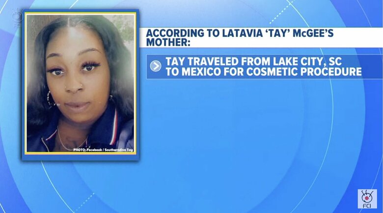 美容整形手術のためメキシコに入り殺害された女性