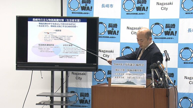 給付対象は長崎市内全住民