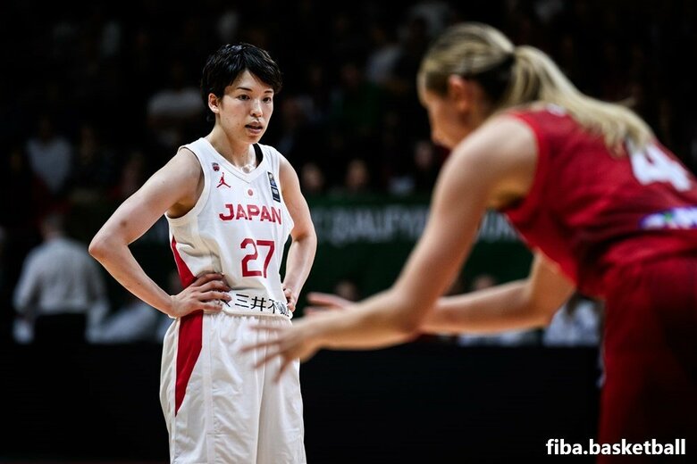 ハンガリー戦での林咲希選手（現地9日、ハンガリー・ショプロン）