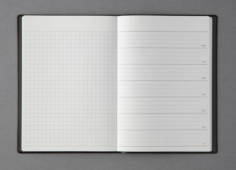 日付記入式「UNDATED」（提供：左ききの道具店）