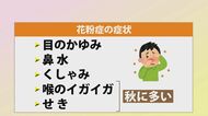 喉のイガイガ、咳が続く「秋の花粉症」　春の花粉よりも粒子が細かく気管に悪影響が　風邪との見分け方は鼻水の色と質
