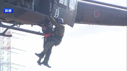 首都直下地震を想定し訓練実施　東京消防庁と陸上自衛隊などが合同で